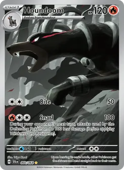 Houndoom, Shrouded Fable Nº 066 Holo