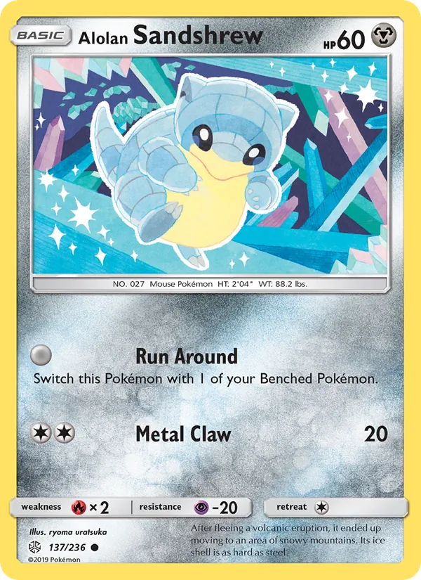 Alolan Sandshrew, Cosmic Eclipse No. 137