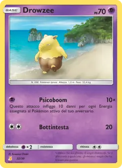 Drowzee, Sole e Luna trainer Kit (Alolan Raichu) Nº 22 Normal
