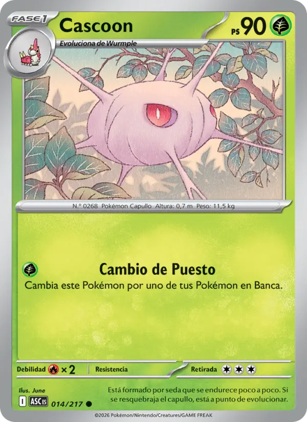 Cascoon, Héroes Ascendentes No. 014
