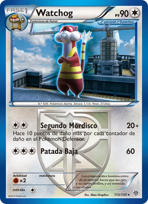 Watchog, Tormenta Plasma No. 113