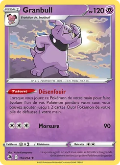 Granbull, Poing de Fusion No. 116 Normal