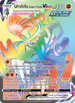 Urshifu Golpe Fluido VMAX, Estilos de Combate Nº 169 Holo