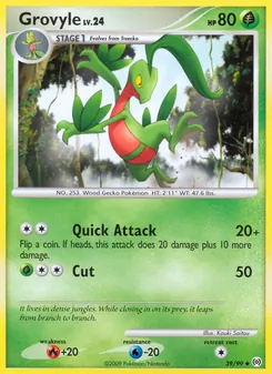 Grovyle, Arceus No. 39 Normal