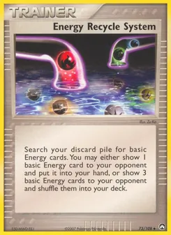 Energy Recycle System, Power Keepers Nº 73 Normal