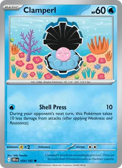 Clamperl, Destined Rivals No. 054 Normal
