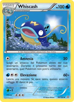 Whiscash, Scontro Primordiale Nº 40 Normal