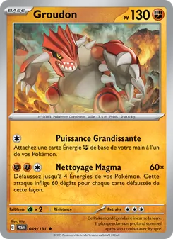Groudon, Évolutions Prismatiques No. 049 Holo