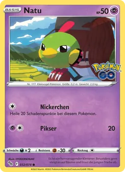 Natu, Pokémon GO Nº 032 Normal