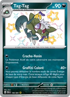 Tag-Tag, Destinées de Paldea No. 190 Holo