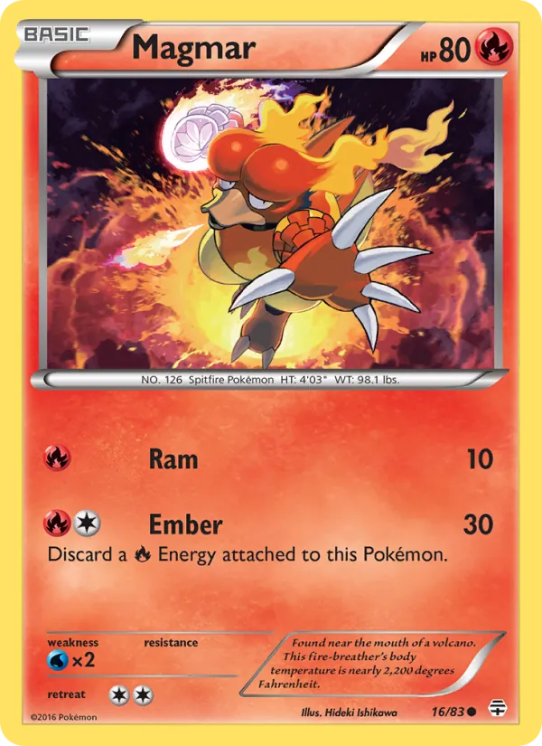 Magmar, Generations No. 16