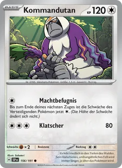 Kommandutan, Stürmische Funken No. 156 Normal