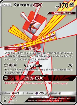 Kartana GX, Crimson Invasion Nº 106 Normal