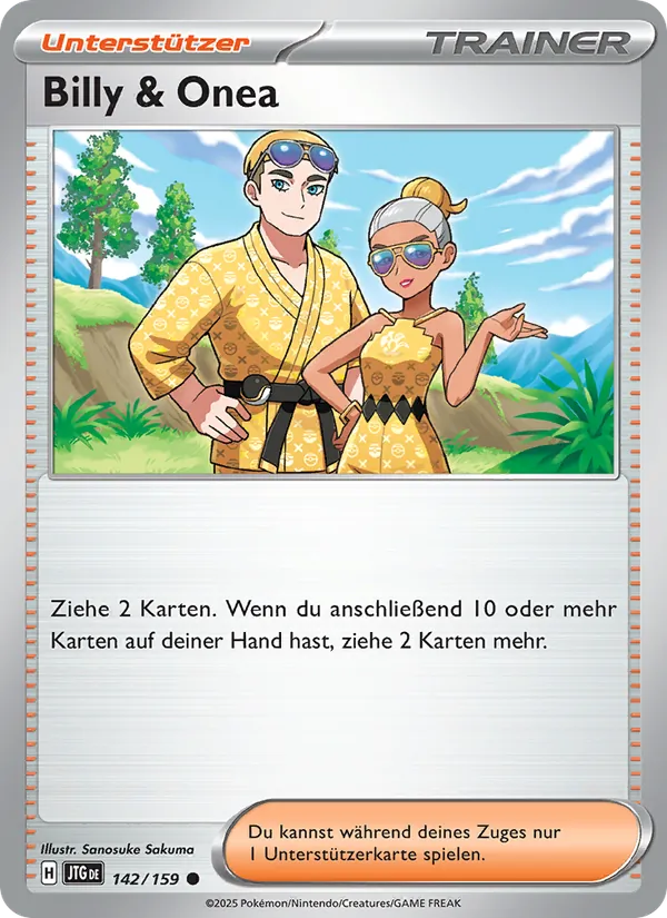 Billy & Onea, Reisegefährten No. 142
