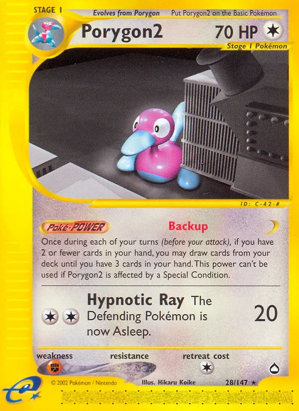 Porygon2, Aquapolis No. 28