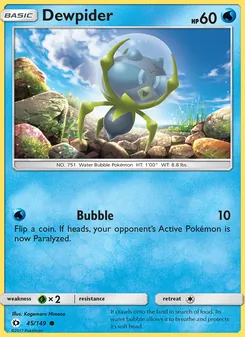Dewpider, Sun & Moon Nº 45 Normal