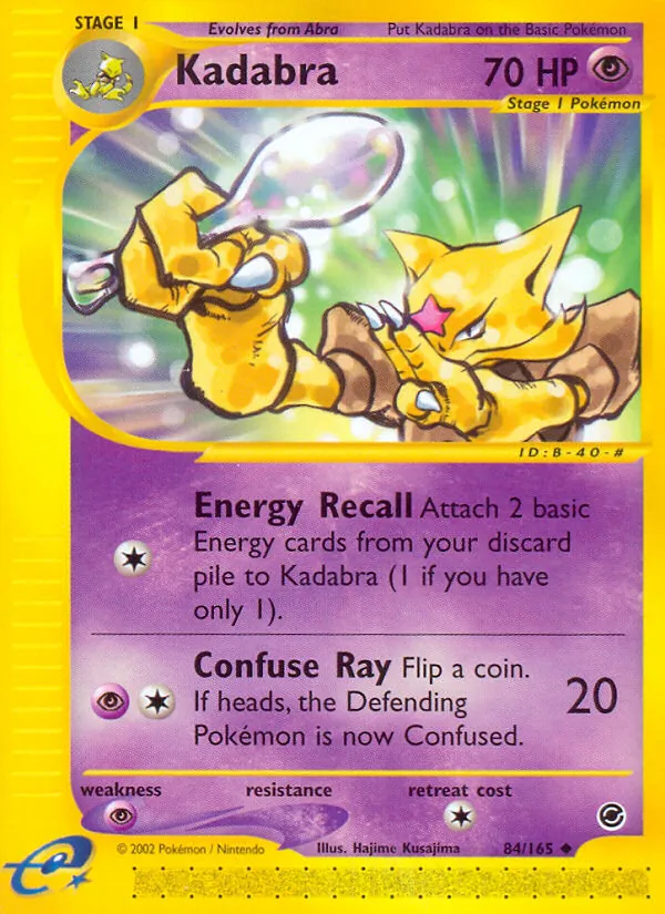 Kadabra, Expedition Base Set No. 84