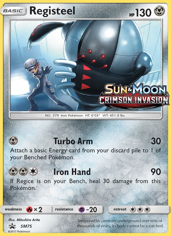 Registeel, SM Black Star Promos No. SM75