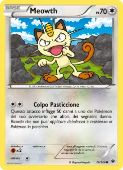 Meowth, Destini Incrociati No. 74 Normal