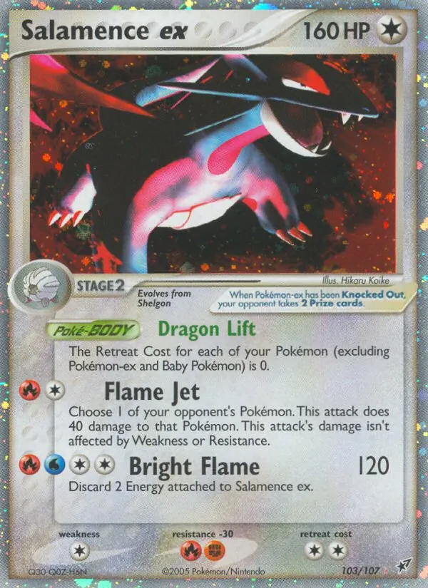 Salamence ex, Deoxys No. 103
