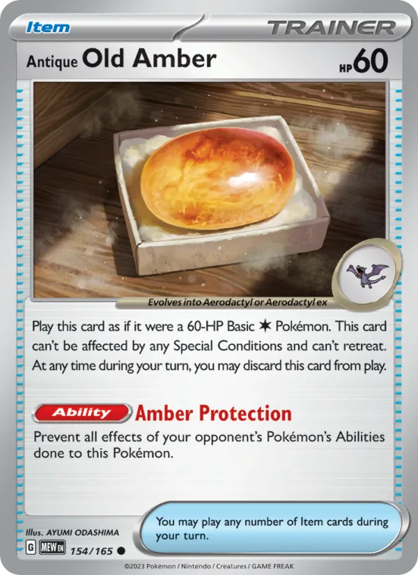 Antique Old Amber, 151 No. 154