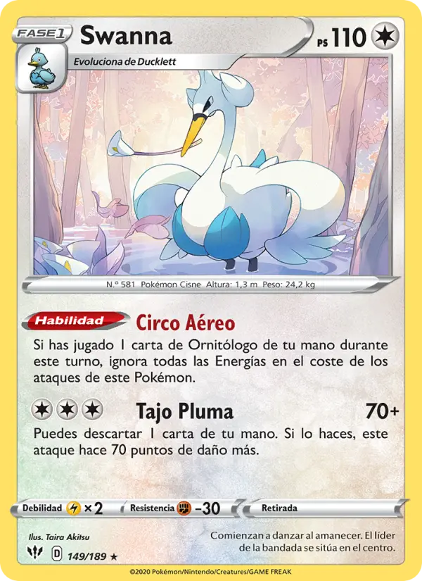 Swanna, Oscuridad Incandescente Nº 149