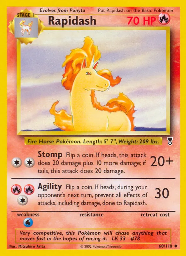 Rapidash, Legendary Collection Nº 60
