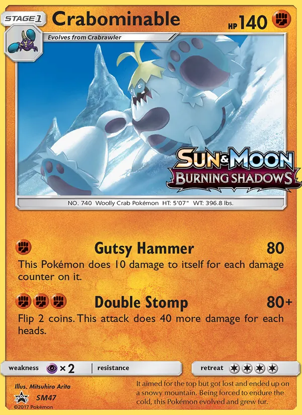Crabominable, SM Black Star Promos No. SM47