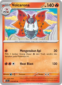 Volcarona, Hantaman Triplet No. 013 Normal