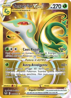 Serperior V ASTRO, Tempesta Argentata No. 210 Holo