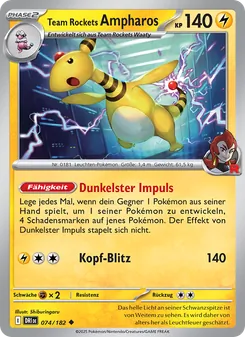 Team Rockets Ampharos, Ewige Rivalen No. 074 Normal