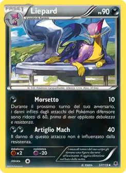 Liepard, Forze Spettrali Nº 57 Normal