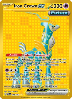 Iron Crown ex, Temporal Forces Nº 216 Holo