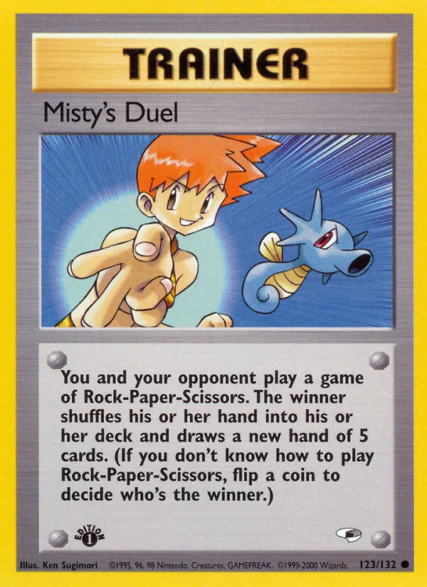 Misty's Duel, Gym Heroes No. 123