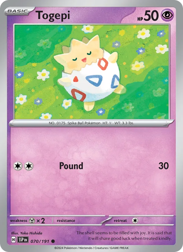 Togepi, Surging Sparks No. 070