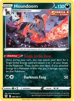 Houndoom, Battle Styles Nº 96 Holo