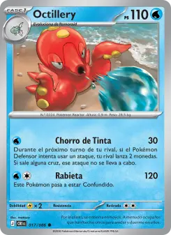 Octillery, Caos Creciente No. 017 Normal