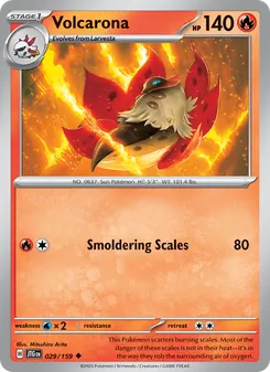Volcarona, Journey Together No. 029 Normal