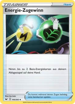 Energie-Zugewinn, Schwert & Schild Nº 160 Normal