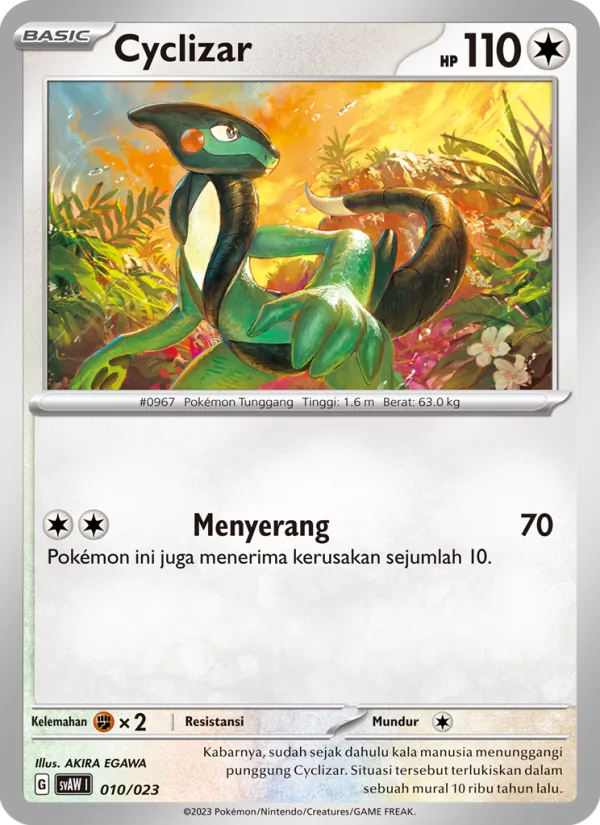 Cyclizar, Quaxly & Mimikyu ex No. 010