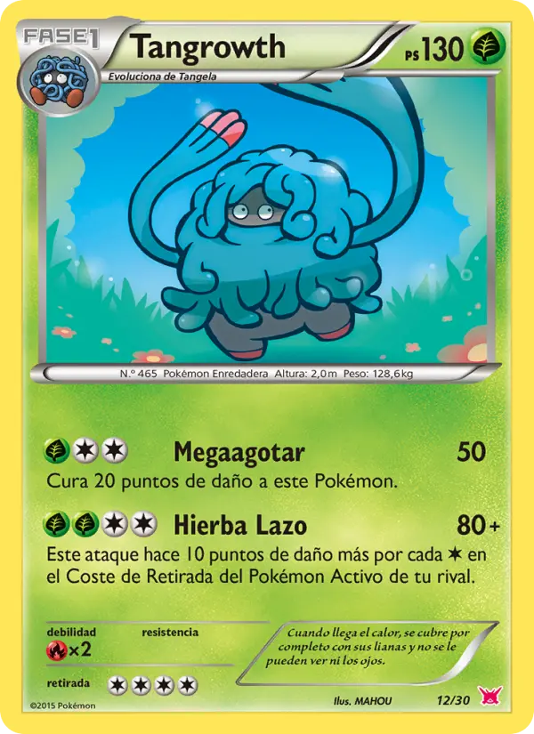 Tangrowth, Kit de Entrenador XY (Latias) Nº 12