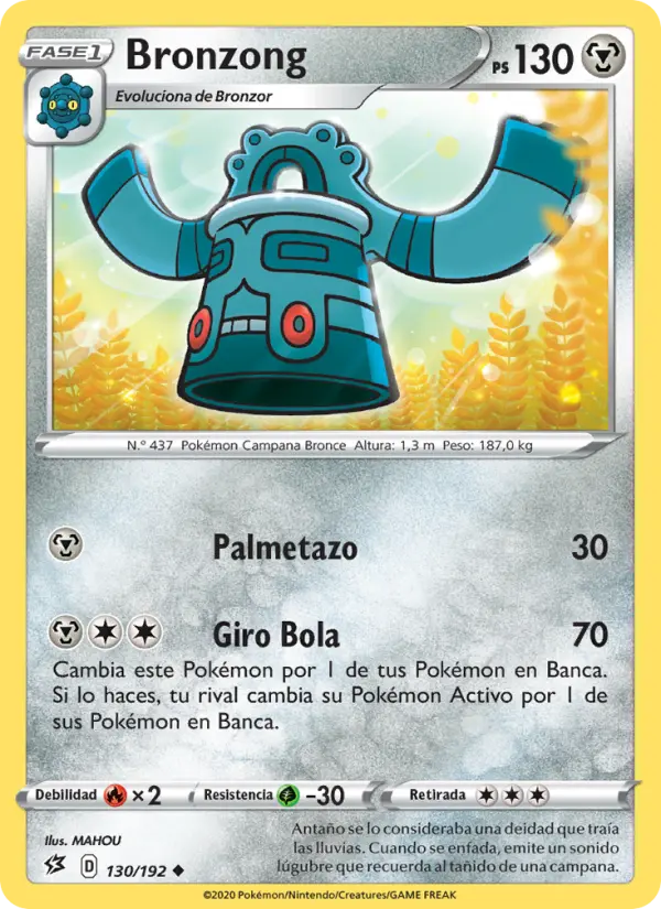 Bronzong, Choque Rebelde No. 130
