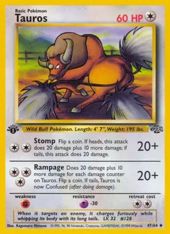 Tauros, Jungle No. 47 Normal