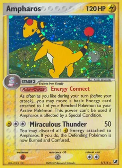 Ampharos, Unseen Forces No. 1