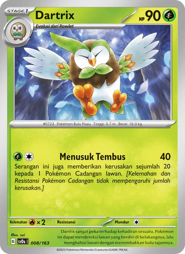 Dartrix, Deck Ringkas ex Nº 008