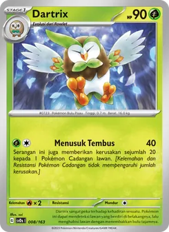 Dartrix, Deck Ringkas ex Nº 008 Normal