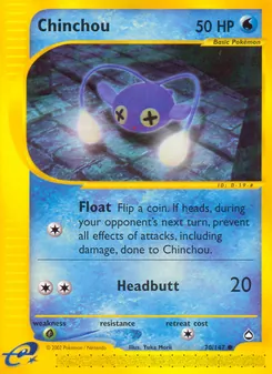 Chinchou, Aquapolis No. 70 Normal