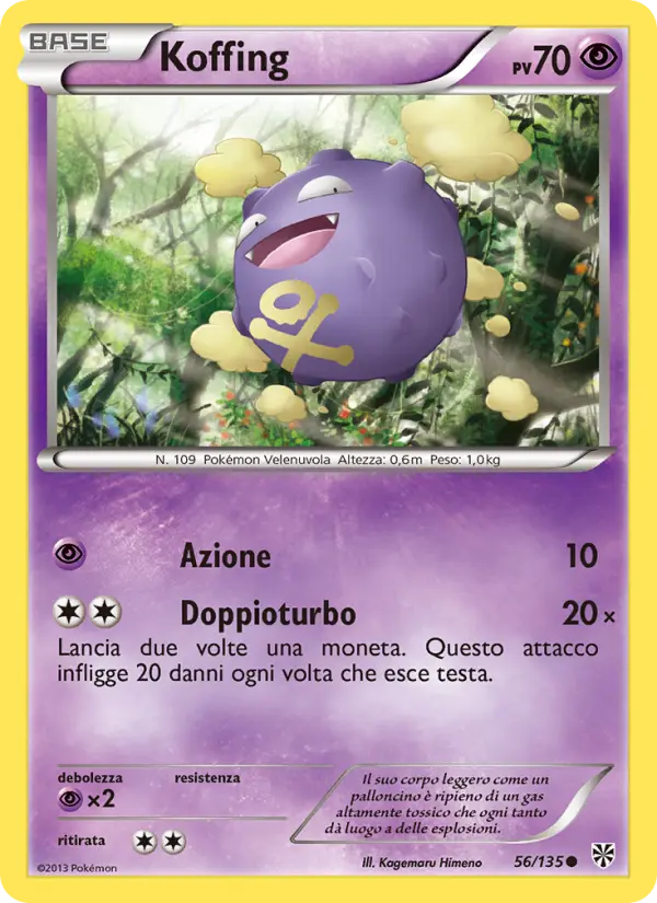 Koffing, Uragano Plasma Nº 56