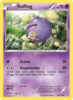 Koffing, Uragano Plasma Nº 56 Normal