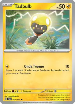 Tadbulb, Evoluciones en Paldea No. 077 Normal